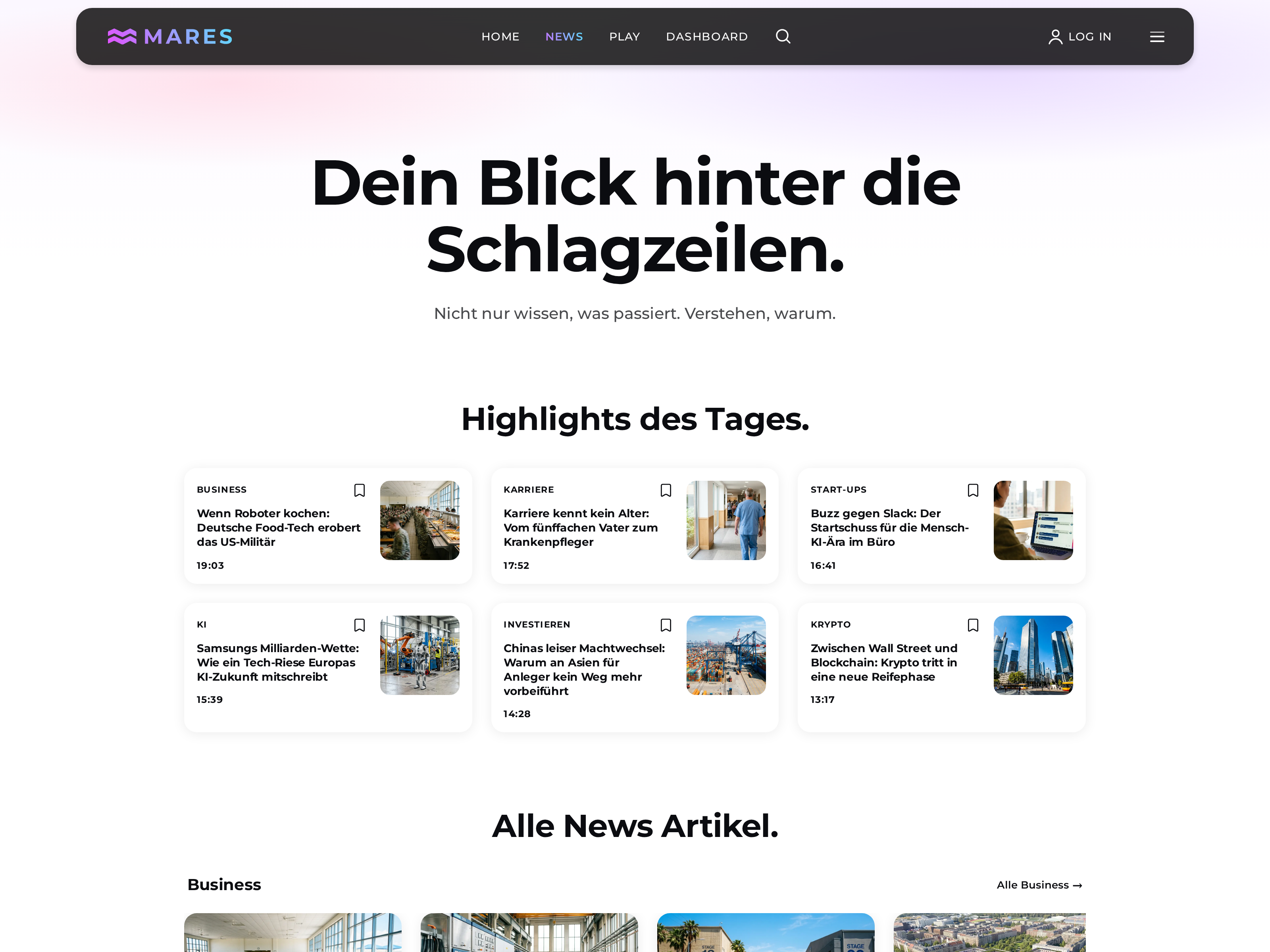 MARES Artikel-Vorschau